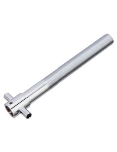 Spring Fork Steering Tube 1-1/8 9 1/2 Threaded Chrome.